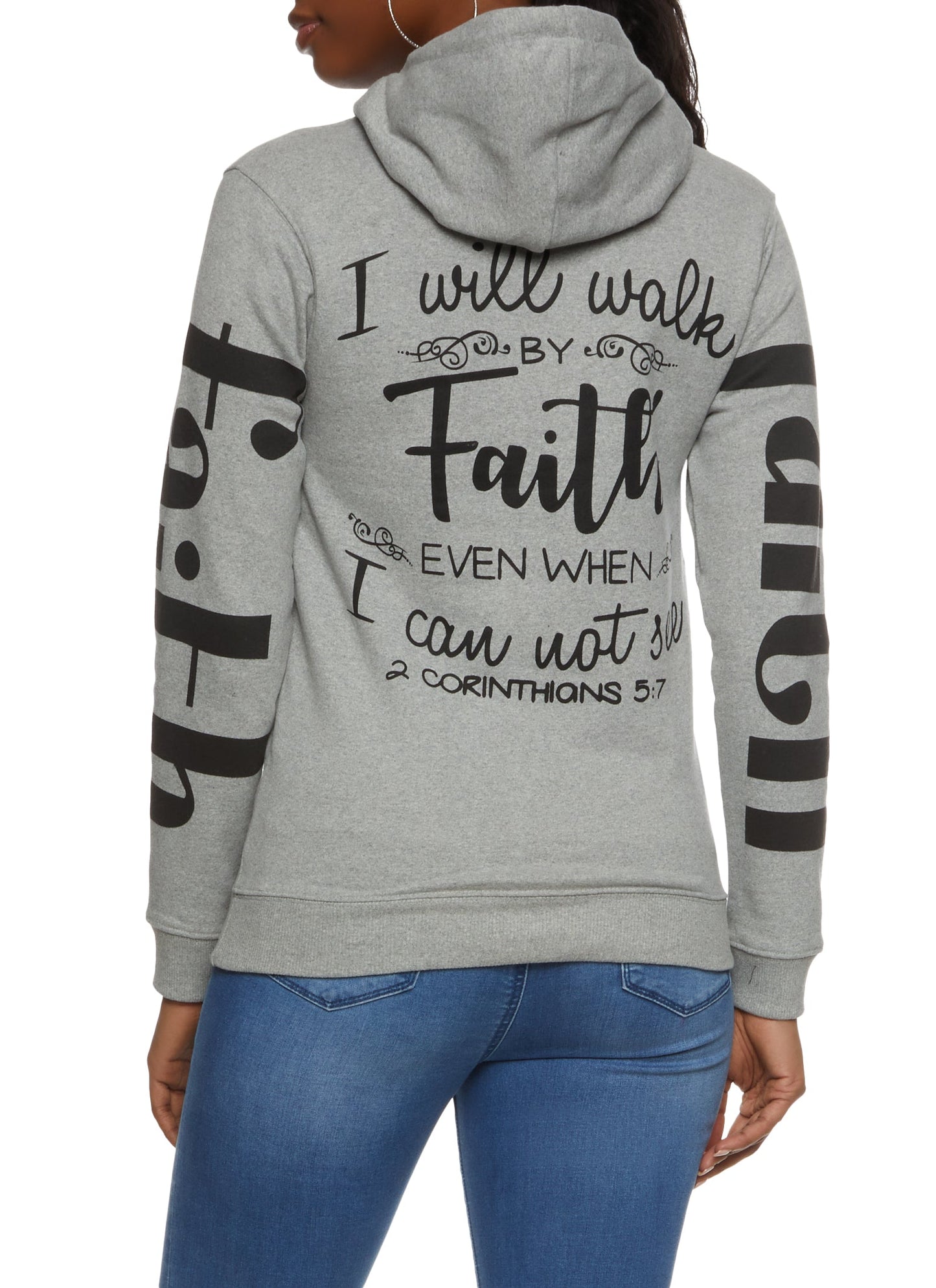 Walk By Faith Not By Sight Graphic Hoodie
